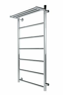 Полотенцесушитель водяной Indigo Line LLSHSW90-40R-б/п-80 с полкой 90x40 см хром